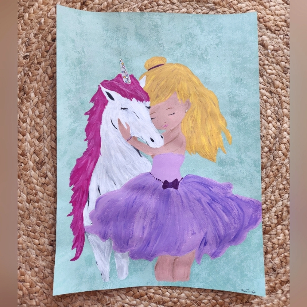 🦄 Whimsicle Girls Room Painting